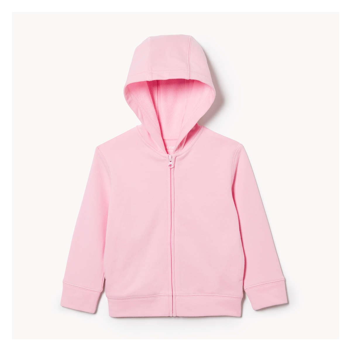 Toddler Girls Terry Hoodie in Light Pink from Joe Fresh